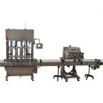 Машина для закупоривания и укупорки флаконов с перистальтическим насосом